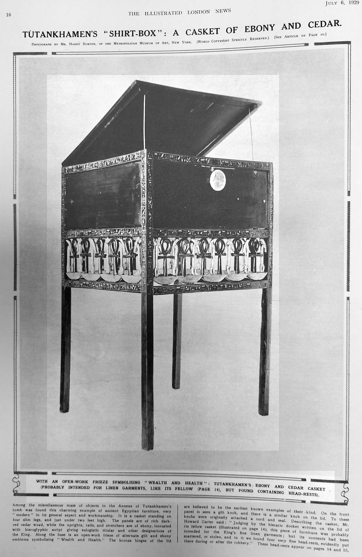 1929 tut shirt box